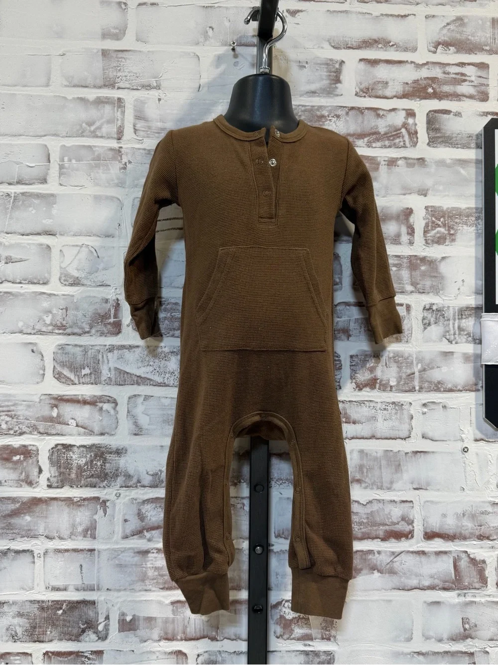 Little Bipsy Waffle-Knit thermal outfit bundle